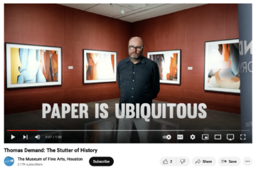 Thomas Demand tells you more about his work